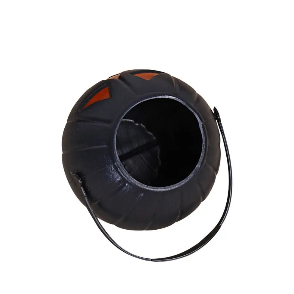 6pcs /set Halloween Halloween Pumpkin Bucket Candy Buckets Mini Pumpkin Bucket Mini Pumpkin Handheld Bucket With Handle Plastic