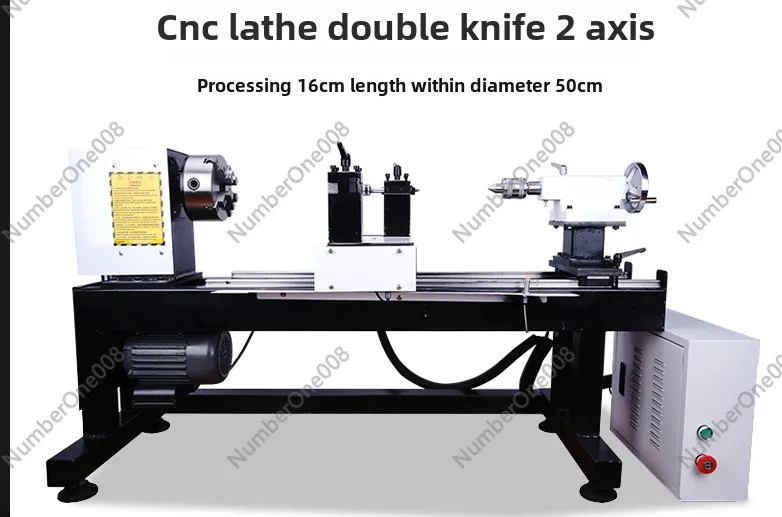 Small Numerical Control Bead Machine Double Knife Woodworking Small Lathe Bead Grinding Machine Micro Machining Machine