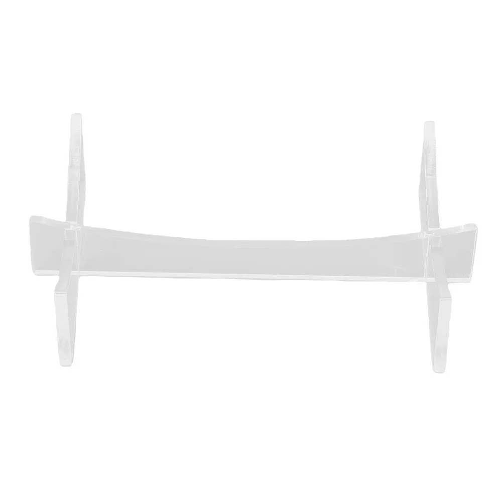 2 Pcs Transparent Football Display Stand Acrylic 15x8.9x3.4cm Acrylic Display Holder Sports Ball Display Stand Retail Display