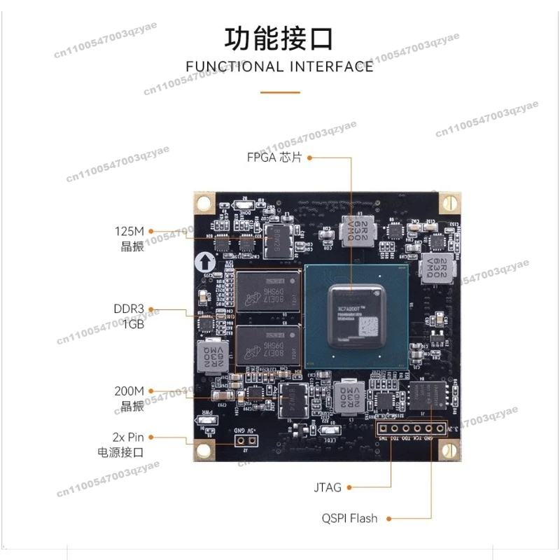 FPGA Development Board Black Gold for A7 Artix7 7A200T 35T PCIE Optical HDMI