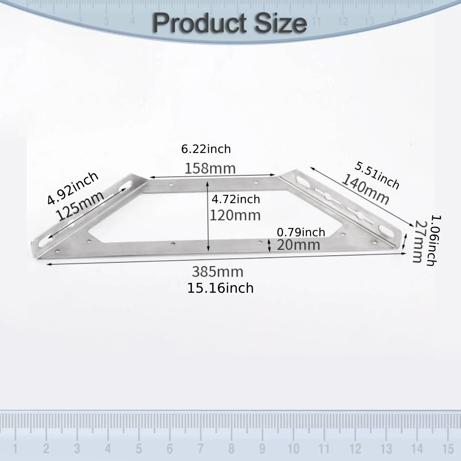 Furniture Angle Corner Bracket Reinforcement Universal Heavy Duty L Shape Support for Cabinet and Drawer Assembly