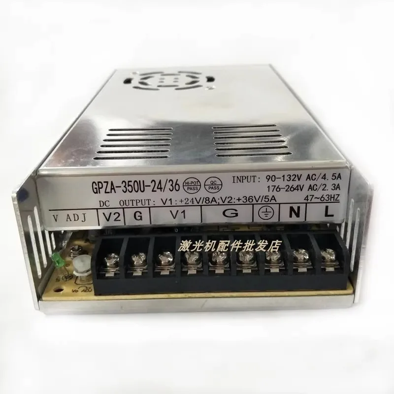 La-ser machine power supply GPZA-350U-24/36 V1:24V/8A two sets V2:36V/5A one set In stock