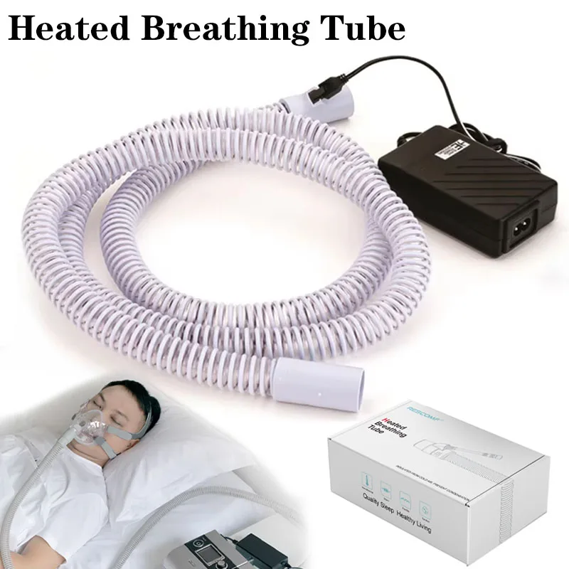 RESOXY 180cm CPAP Constant Temperature Heated Breathing Tube CPAP APAP BiPAP Universal Heated Breathing Tube For Sleeping Apnea