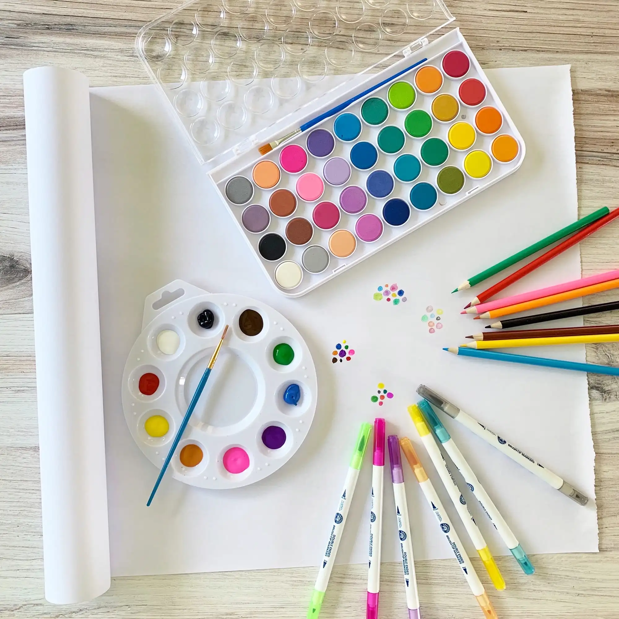 

Рулон баннерной бумаги ArtSkills для детского искусства и поделок, белый, 75 футов