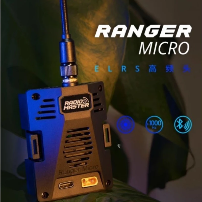 RadioMaster RANGER MICRO ELRS Radio Frequency Module Receiver JR Adapter TX16S T Antenna Remote Control for RC Drones Parts