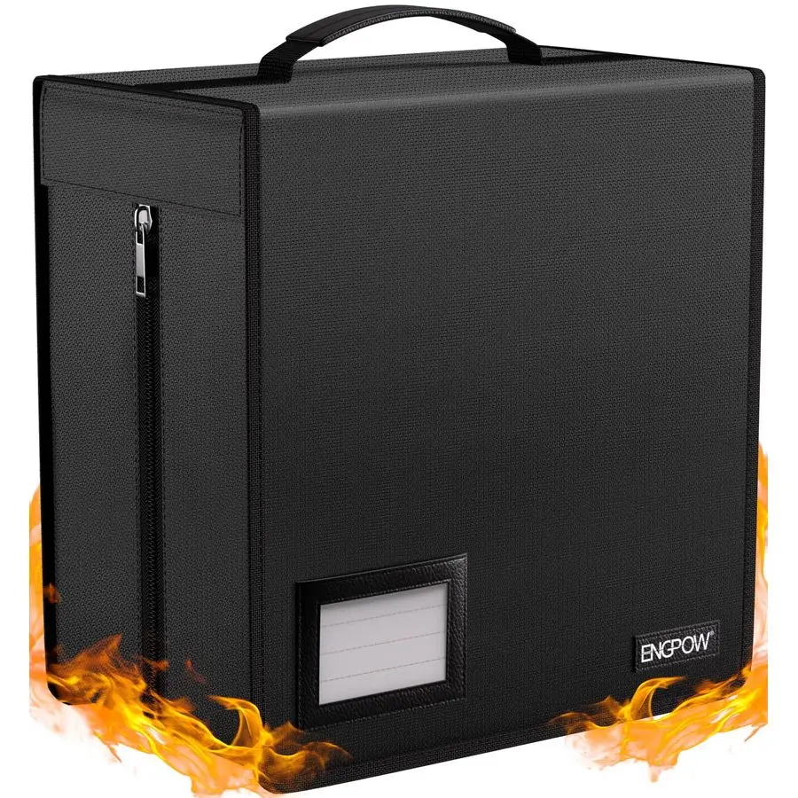 

Огнестойкий чехол для CD/DVD дисков, коробка для хранения CD/DVD, папка для CD/DVD на 400 дисков с молниями, портативный большой кошелек для карт и носителей O