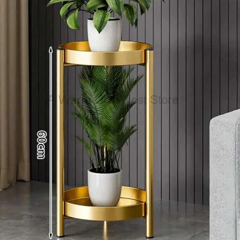 

Aesthetics Luxury Flower Designer Rack Living Light Room Trendy Plant Display Shelf Wedding Decorations Muebles Home Furniture