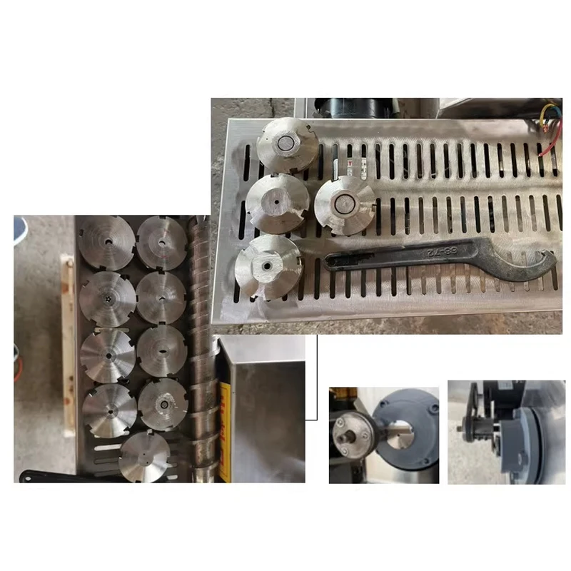 

Pet Food Extruder, Popcorn Extruder, Stainless Steel Construction, Cutting of Small-Particle Feed for Fish, Shrimp, (Customized)
