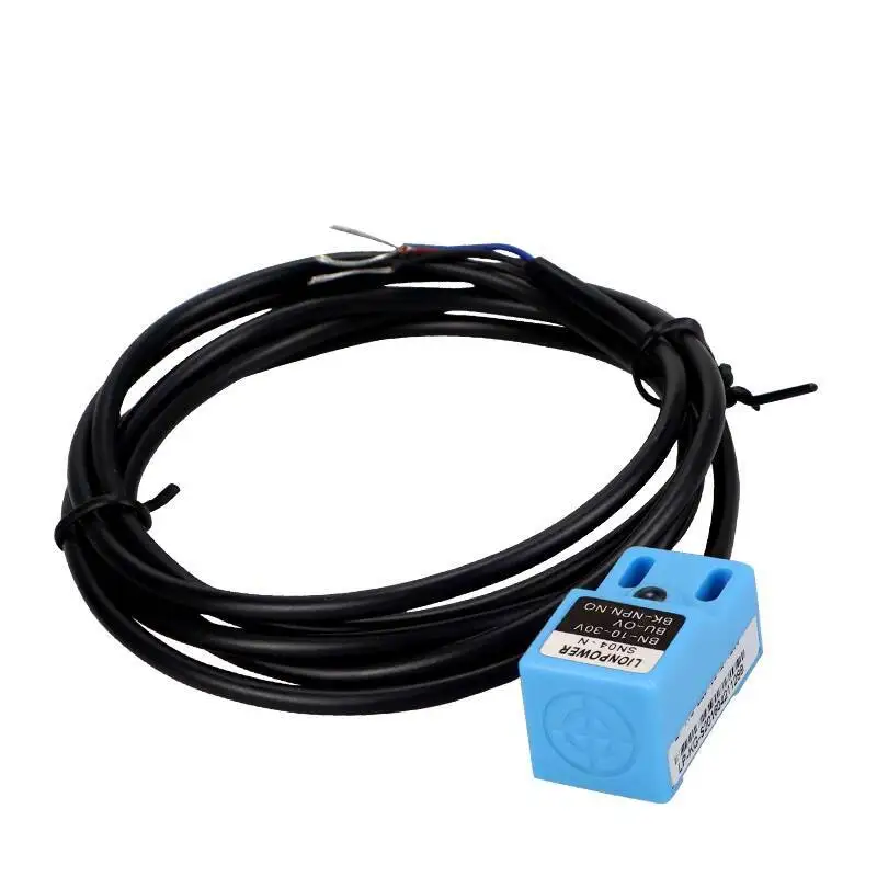 SN04-N PNP Square Proximity SN04 Metal Inductive Proximity Switch Limit Sensor DC 3 Wire PNP Normally Open 10~30VDC