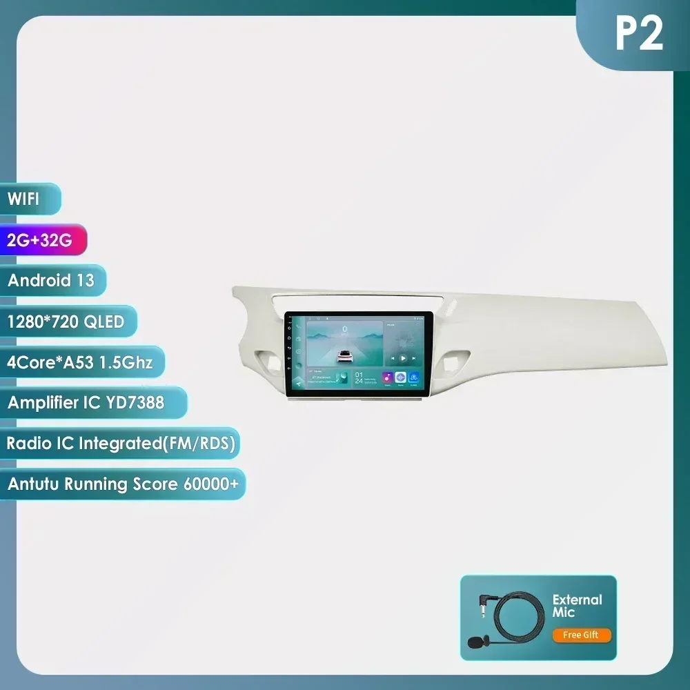 9'' 7862 Intelligent Scherm 2din Android Auto Radio Multimedia Videospeler voor Citroen C3 DS3 2010-2016 GPS Carplay Auto 4G RDS
