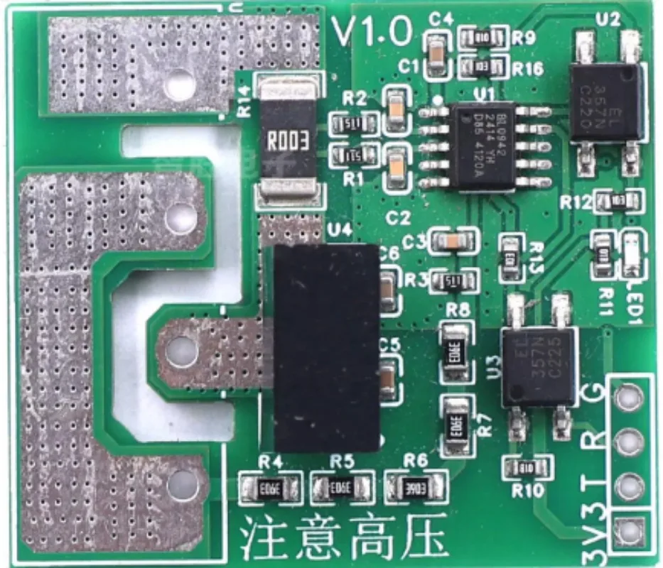 220V AC Voltage Current Power Acquisition Module, BL0942 Energy Metering Chip Serial Output Zero‑Crossing for Charging Pile