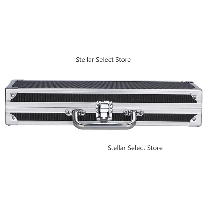 New Customize-size Classic Durable Aluminum Guitar Bass Box Case Black EVA Foam Inserts Velvet Guitar Flight case