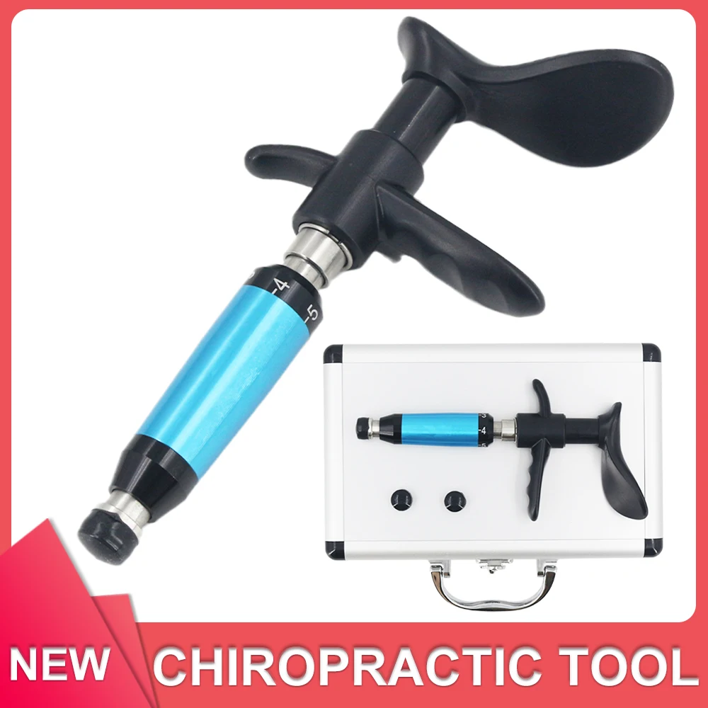 

300N Chiropractic Adjusting Tool Manual Massager Therapy Spine Correction Tools 6 Levels 2024 New Massage Gun Spinal Adjustment