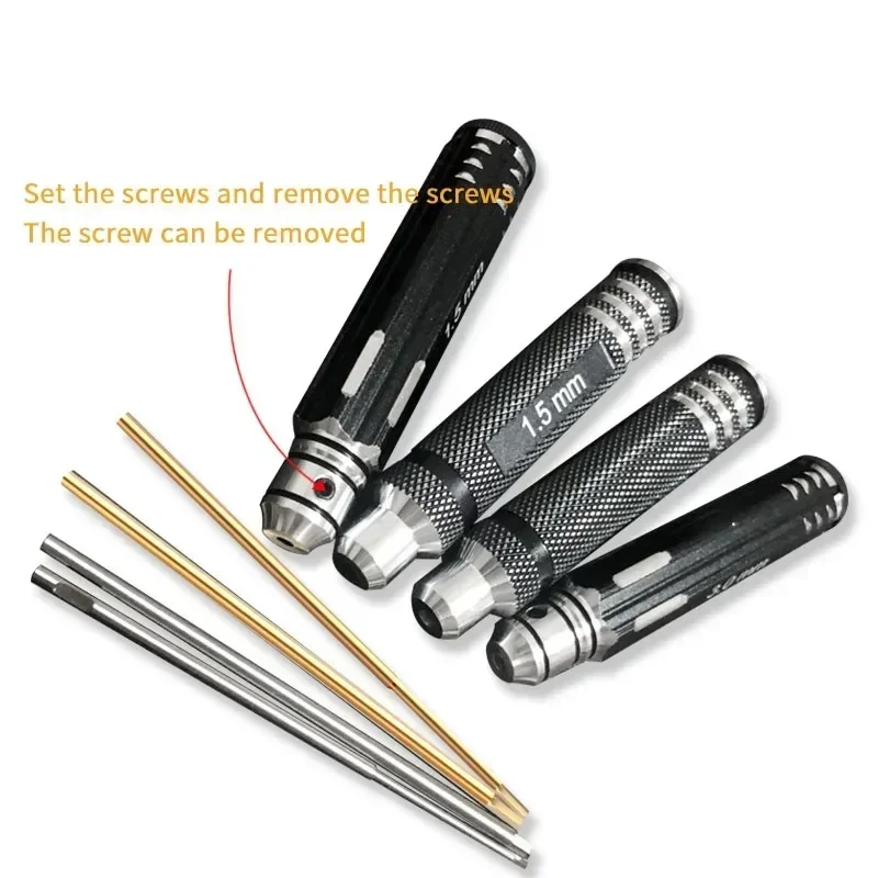 0.9-4mm Allen Hex Screwdrivers Key 0.9/1.5/2.0/2.5/3mm Hexagon Screw-driving for RC Helicopter Drone Aircraft Model Repair Tool