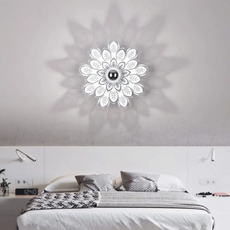 

3D Hollow Projection Wal Lamp LED Ceiling light for Bedroom Bedside Living Room Corridor Balcony Aisle Stairway Indoor Lighting