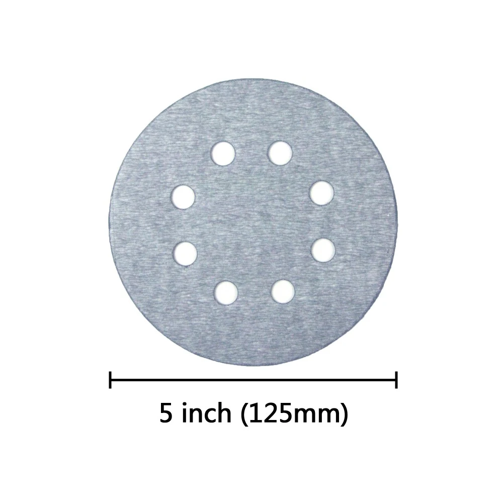 14 PCS 5 Inch 8 Hole FV Abrasive Sandpaper 600-4000 Grit Assorted Fine Dry/Wet Hook & Loop Sanding Discs Grinding Polishing