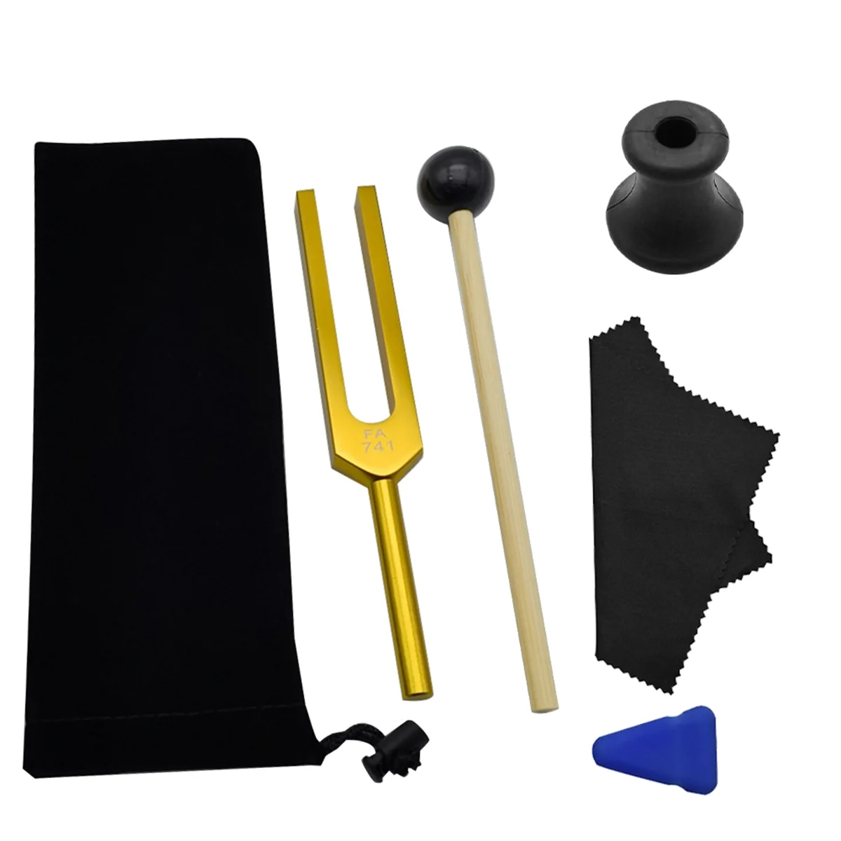 FA741HZ Stimmgabel-Set, Stimmgabel zur Chakra-Heilung, Klangtherapie, Körper, Geist und Seele in perfekter Harmonie halten
