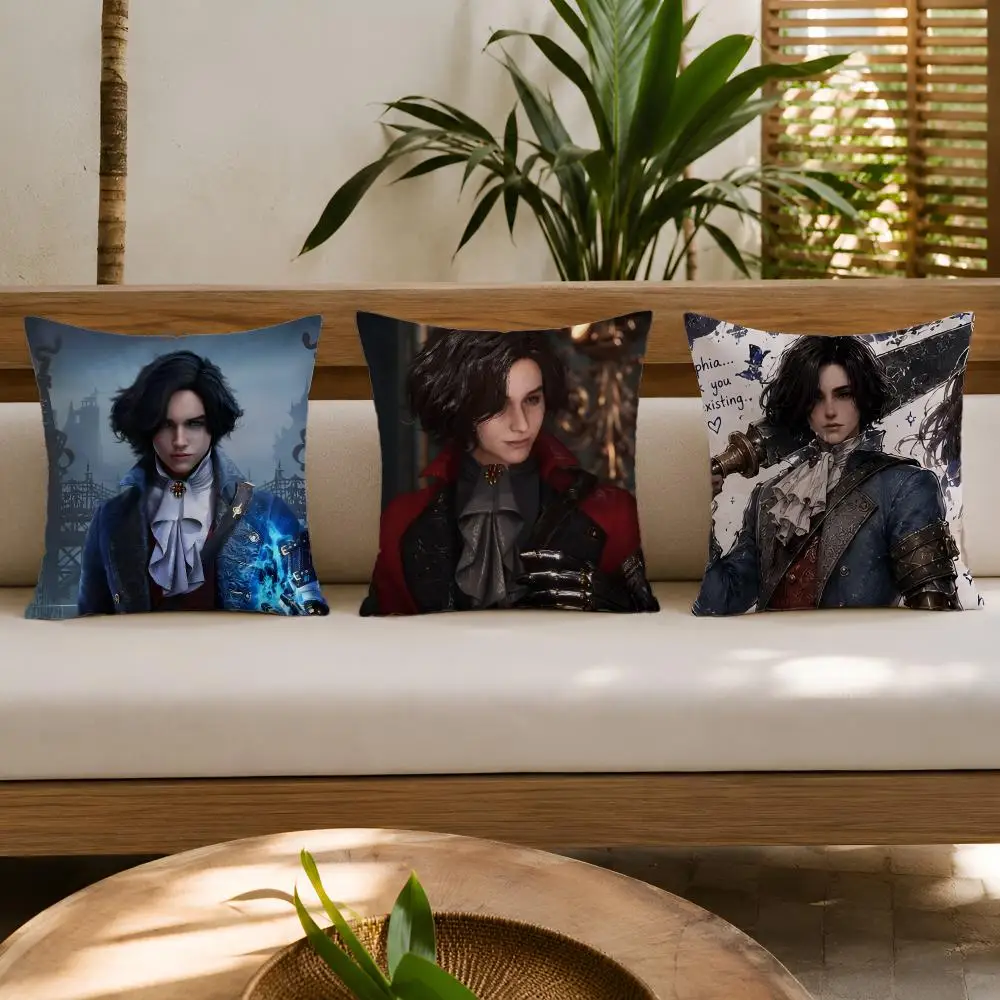 Popular Video Game L-Lies Of P Cushion Cover Wrinkle-Resistant Short Plush Pillow Case Breathable Machine-Washable