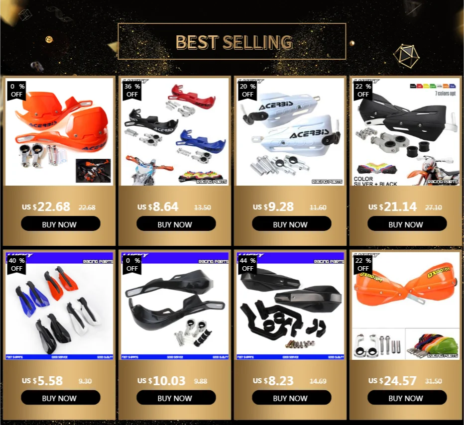 Motorrad Handprotektoren Griffschutz Handschutz Lenker Pro für KTM HONDA Yamaha Suzuki Pit Dirt Bike 22MM 28MM Universal – Detail 1