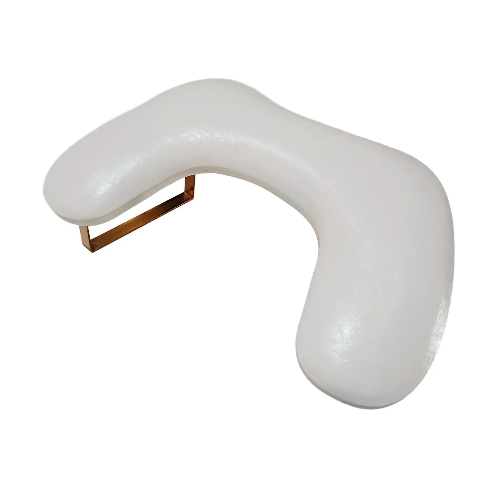 Comfortable Cushion Manicure Armrest Nail Hand Rest Pillow Stable Metal Stand Space Saving Design for Nail Tech Equipment