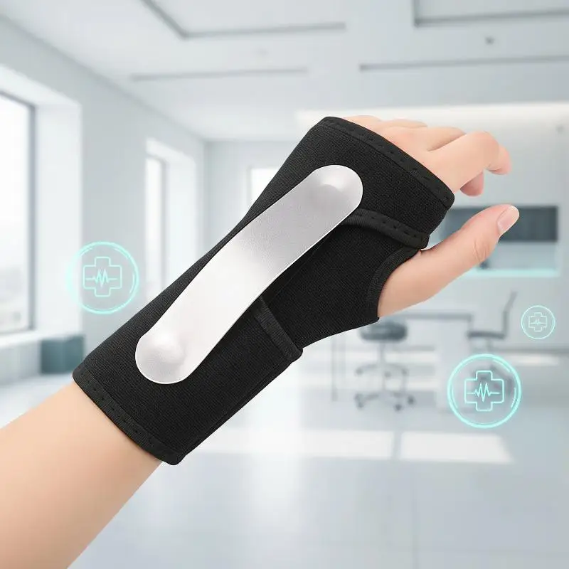 Adjustable Wrist Guard Brace Detachable Aluminum Strip Adjustable Tightness for Gymnastics Dance Wrist  Protection
