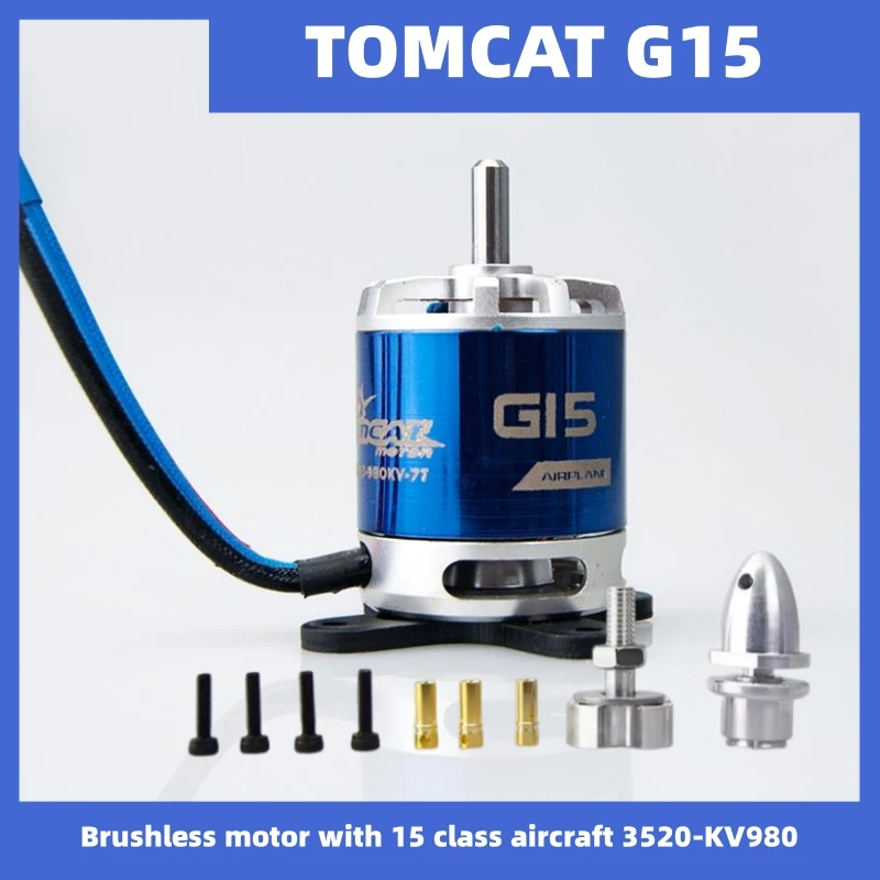 

Tomcat Male Cat G15 Brushless Motor With 15 Class Aircraft 3520-kv980 Fixed Wing Motor