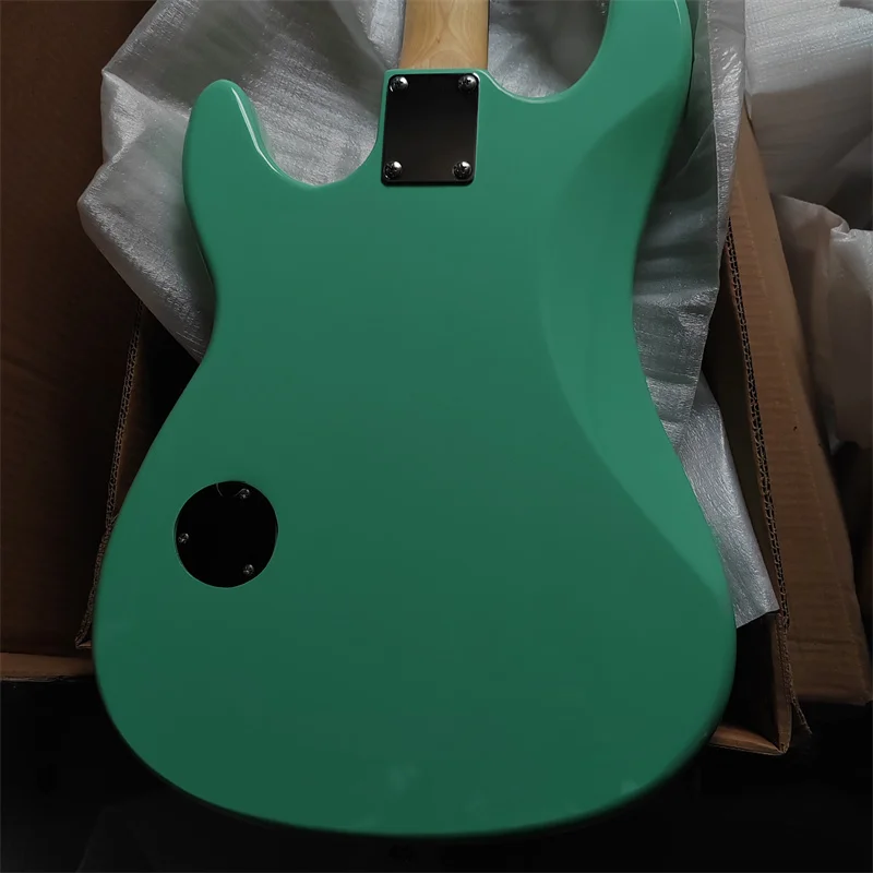 Classic Solid Wood 6-string Electric Guitar, Sample Stock, Surf Green Color, Free Shipping