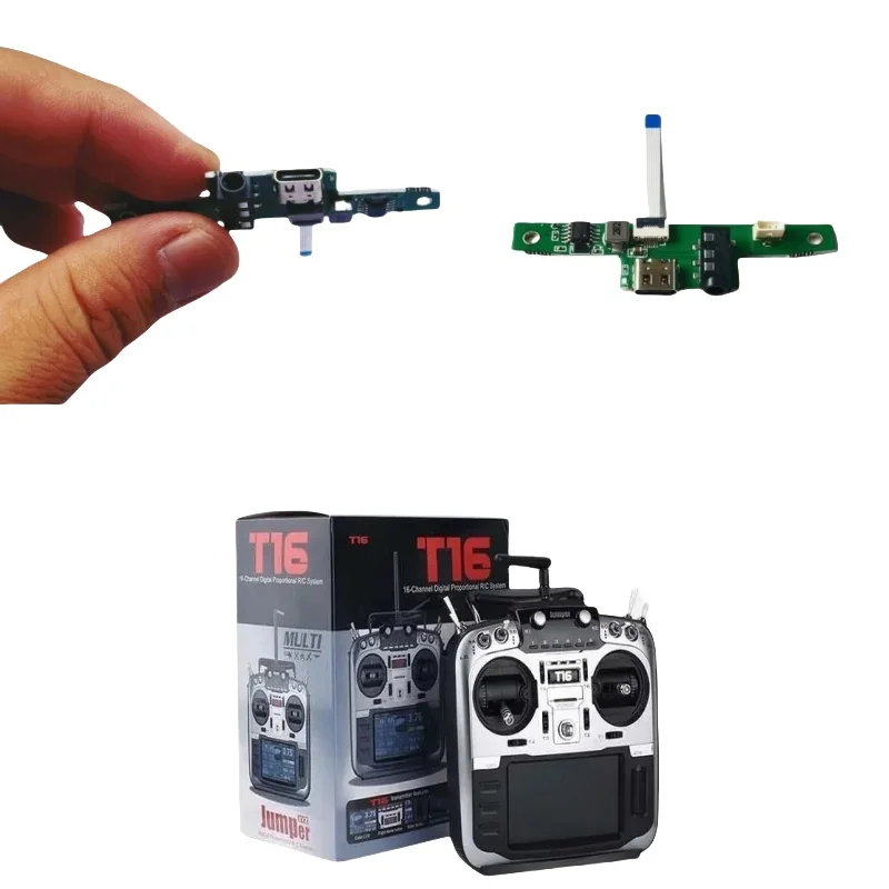 Jumper T16 Charging Board USB-C Type-C Charge PCB Upgrade for T16PLUS OpenTX RC Transmitter