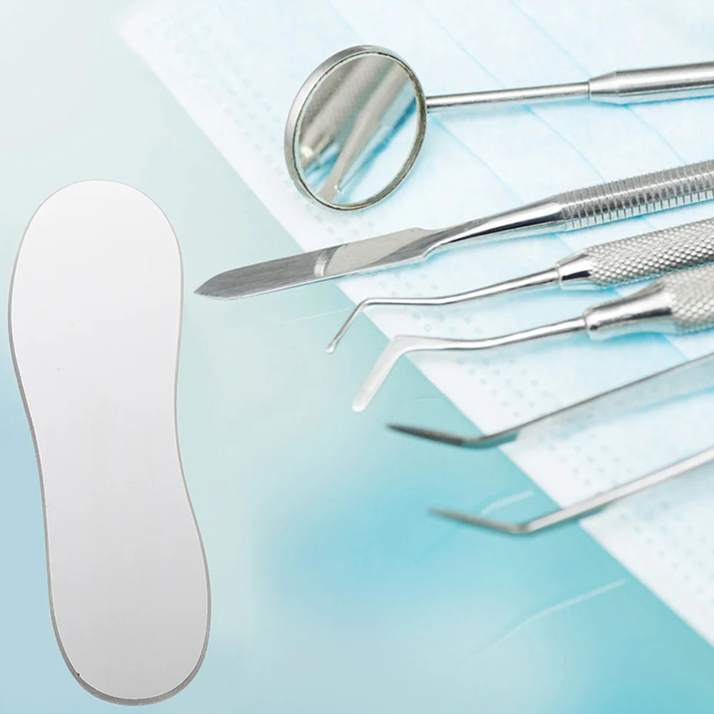 

2Pcs Dental Glass Mirrors Mouth Mirror High Definition Durable Polished Edges Practical for Dentist Clinic Home Teeth