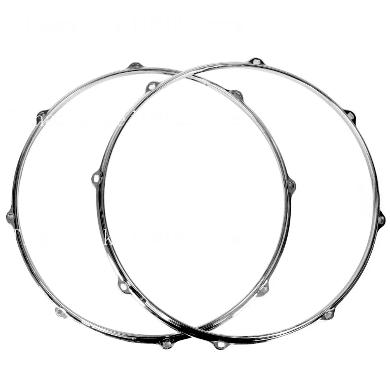 Factory direct silver 3.0mm 14 inch 10 hole die-cast snare drum ring 14
