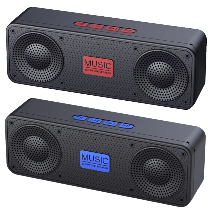 ポータブルワイヤレスfmラジオ,Bluetooth 5.0,twsスピーカー,mp3音楽プレーヤー,tfカードサポート,uディスク,USB充電