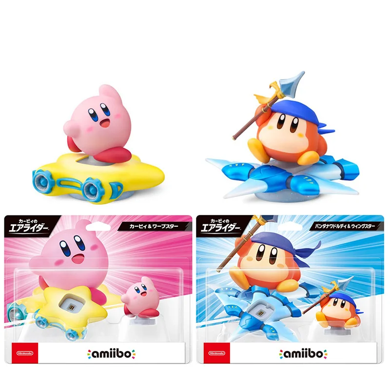 ARTSWIFT Nintendo Amiibo Kirby Air Riders (Kirby & Warp Star) Versão Asiática Para NS Original NFC Genuíno Região Asiática Livre
