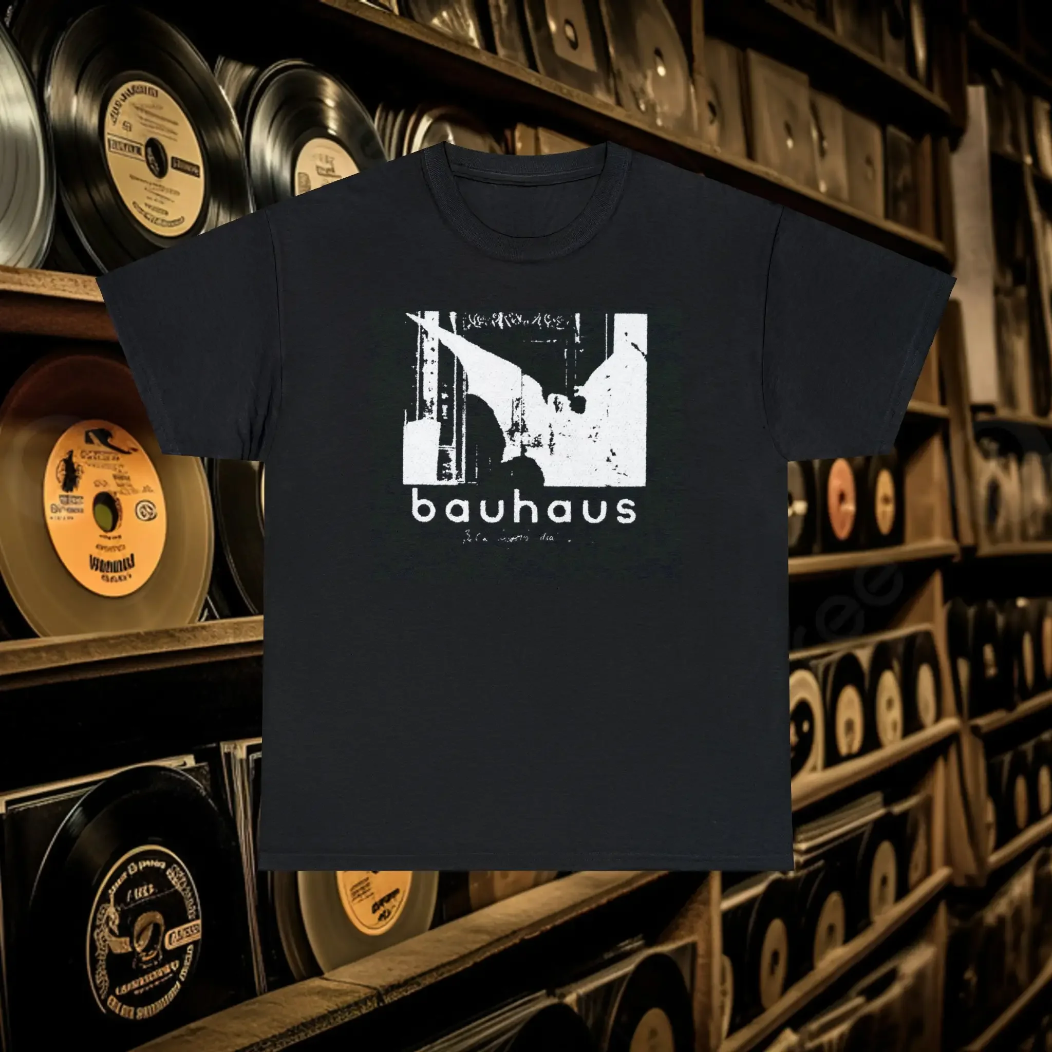 

Прочная хлопковая Футболка Bauhaus Band унисекс, удобная винтажная музыкальная рубашка из 100% хлопка