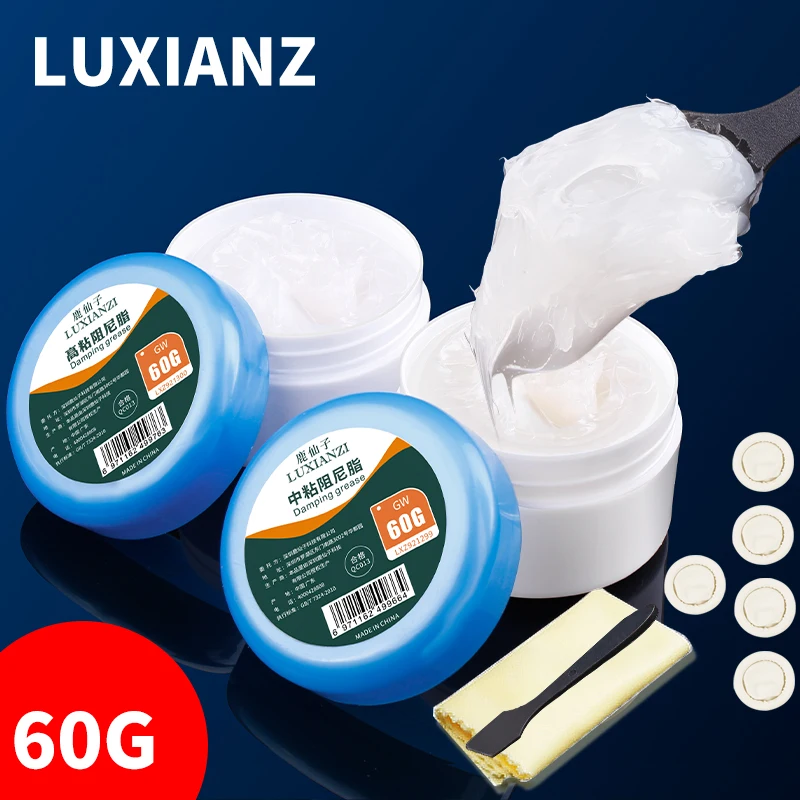 LUXIANZI 30g Universal Lubricating Grease Long-lasting Lubricated Mechanical Equipment Gear Bearing Zipper Fan Door Keyhole