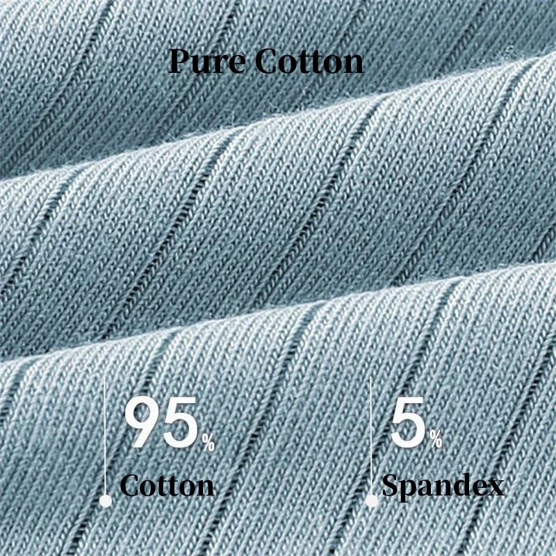 7Pcs Men's Cotton Panties Underwears Boxers Men Underpants Pure Cotton Thermal for Man Breath Able Homme Sexy Soft Male Short