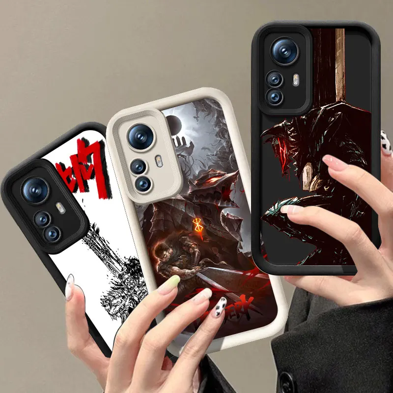 Berserk Guts Phone Case For Xiaomi POCO F5 M3 M4 M6 Plus X3 X5 X6 Pro 5G F3 X4 GT NFC C55 C61 C65 C75 F4 M5S