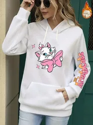 The Aristocats Marie Cat Bluza z kapturem z długim rękawem Bluza damska Harajuku Y2k Bluza damska Bluza z kapturem Y2k Odzież