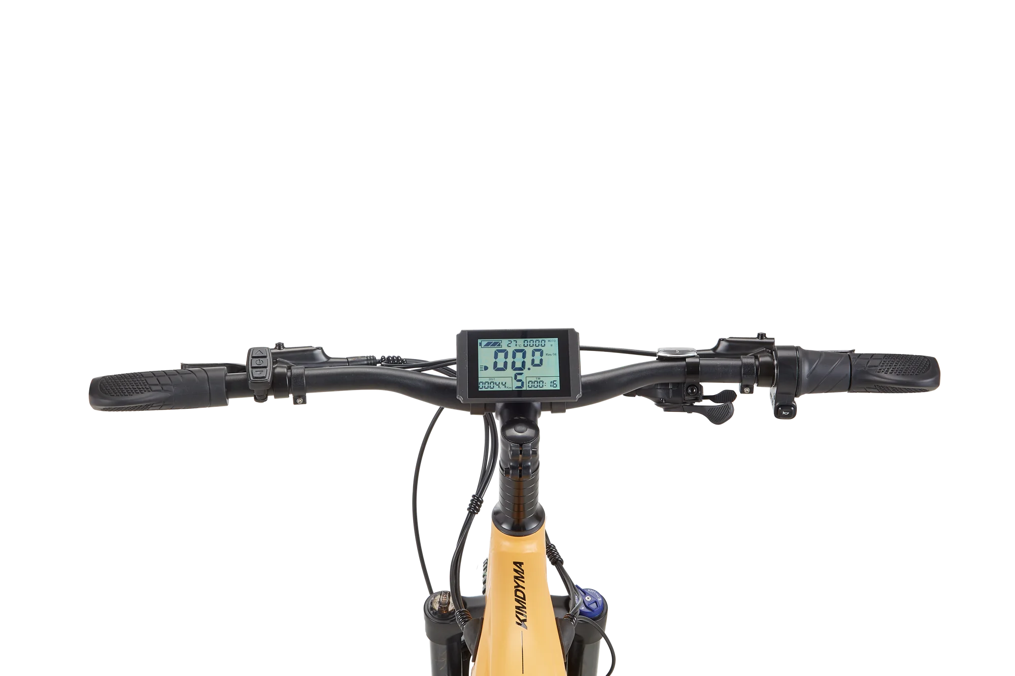 2026 KIMDYMA K02 Elektrofahrrad 27,5 Zoll Allterrain-Reifen 70-80KM Reichweite 25KM/h Geschwindigkeit 48V20AH Abnehmbarer Akku 9-Gang E-Bike – Detail 9