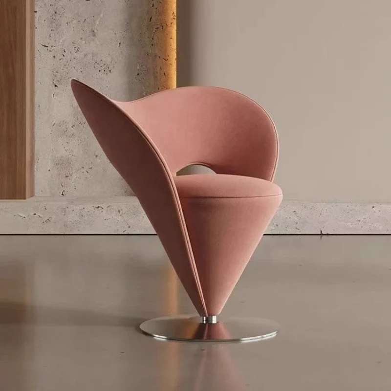 Home Furniture Modern spinning velvet dining room chairs for kitchen living room chairs vanity chair luxury Dresser chair