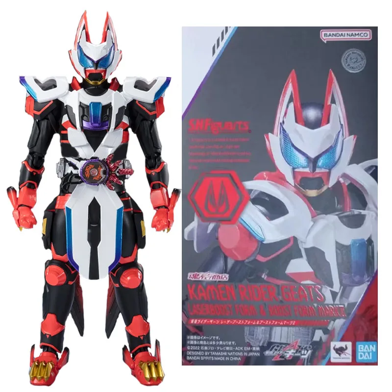 Bandai Original SHF KAMEN RIDER GEATS Anime Figure KAMEN RIDER GAZER PUNKJACK GLARE Action Figure Toys for Boys Girls Kids Gifts