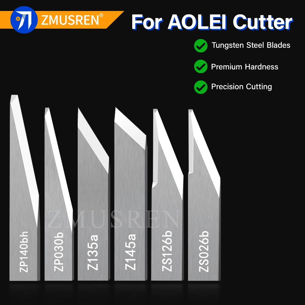 10PCS AOL Blades Zp140bh Zp030b Z135a Z145a ZSs026b ZS126b TUNGSTEN STEEL Oscillating Cutting Blade Carbide Vibration Knife