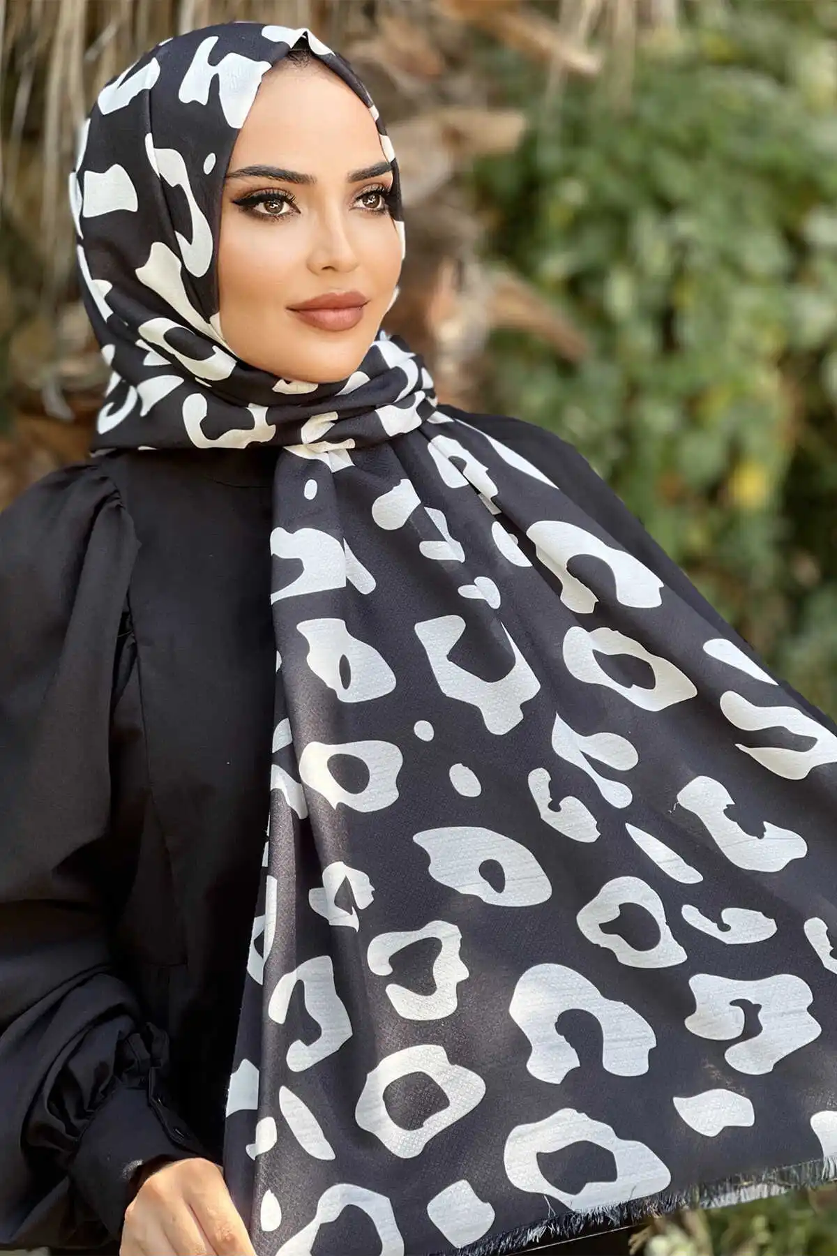 Women's Cotton Print Shawl Scarf Modern Islamic Muslim Women 'S Head Scarf Hijab for Women Islamic Hijab scarf Turbans Bayan