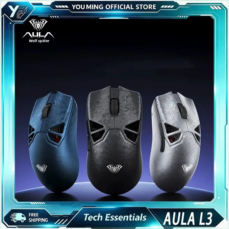 aula-l3-se-tri-mode-gaming-mouse-60g-lightweight-paw3311-sensor12000dpi-adjustable-silent-click-mice-for-pc-laptop-gamers