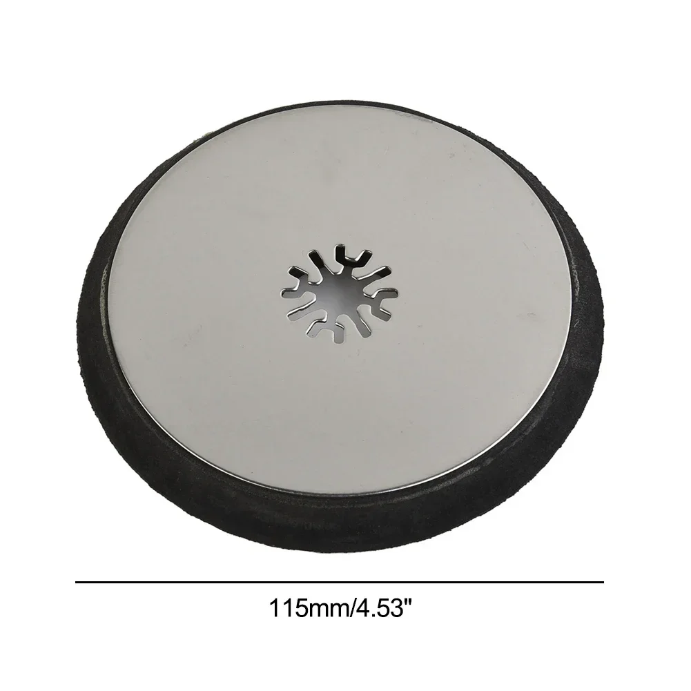 1pc 115mm 4.5 polegada lixa almofada de apoio para multimaster gancho & loop lixadeira disco buffer almofada para polimento multiferramenta
