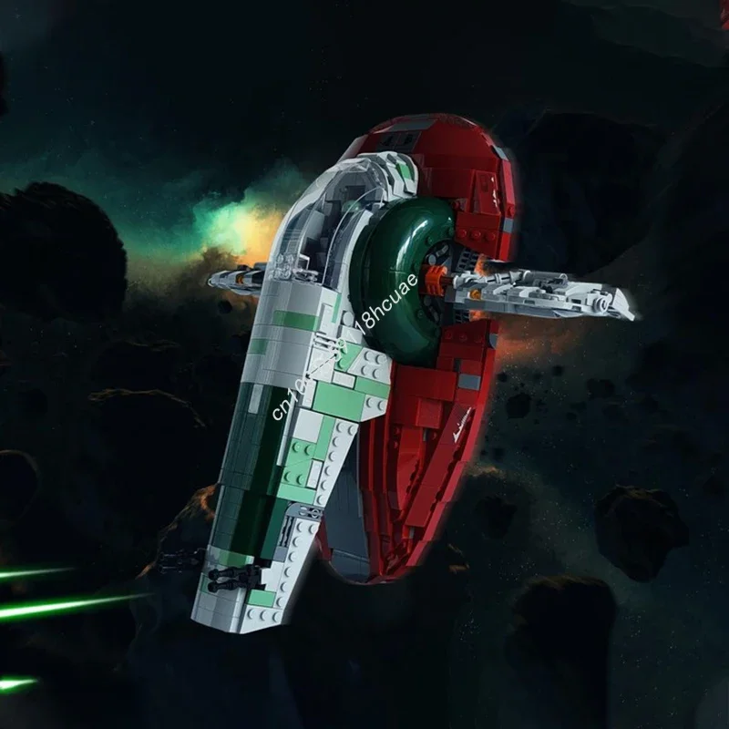 

1467pcs MOC Slave I Star Battle Building Blocks Christmas Gift Plastic Color recognition enlightenment toys STEM Educationa