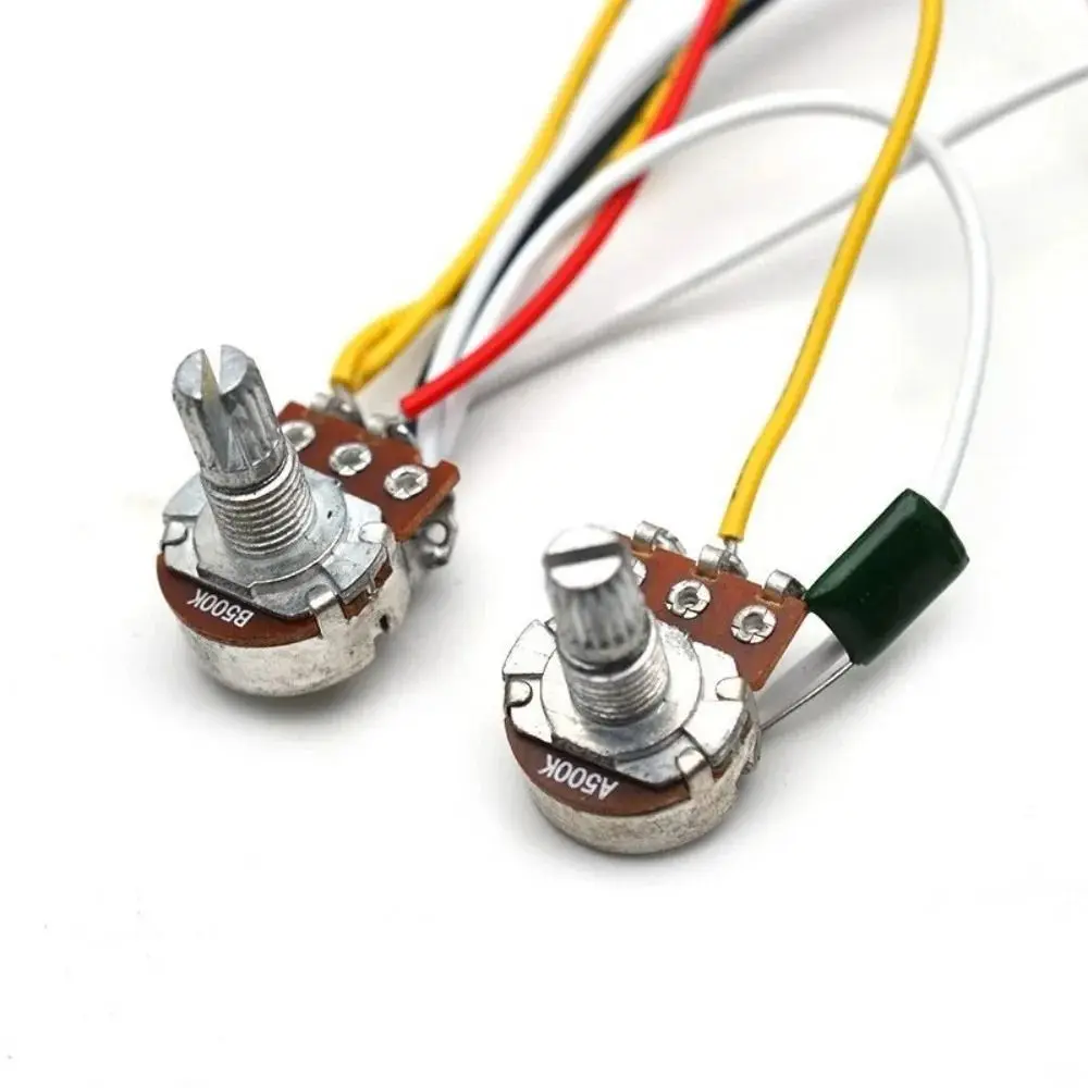 5-way Switch Electric Guitar Pickup Vintage Tone DIY Electric Guitar Wiring Harness Two Tone One Volume Electronic Components