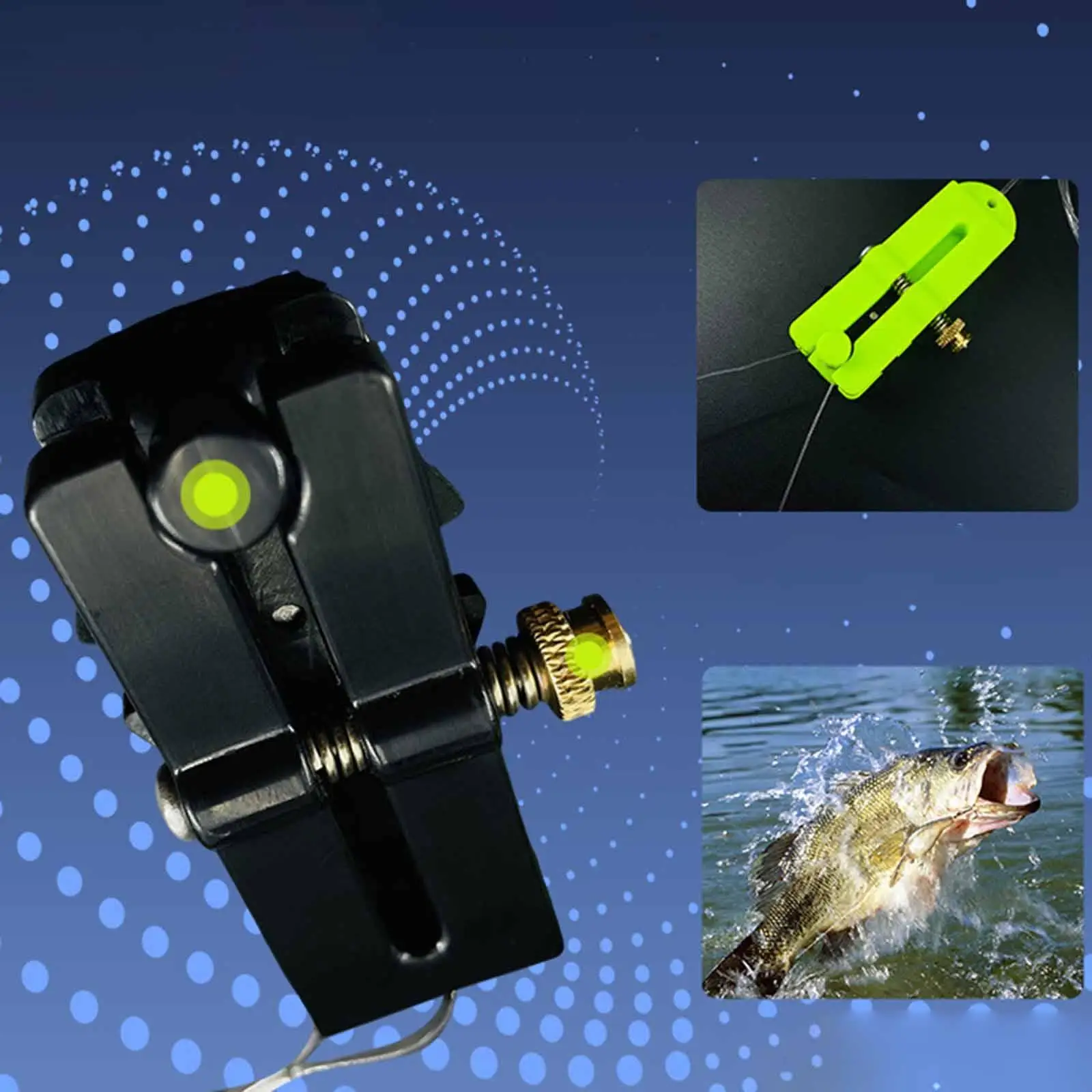 Tanglefree Snap Release Clip with Built in Wire Easy Setup Fishing Line Accessory for Outdoor Saltwater Angling