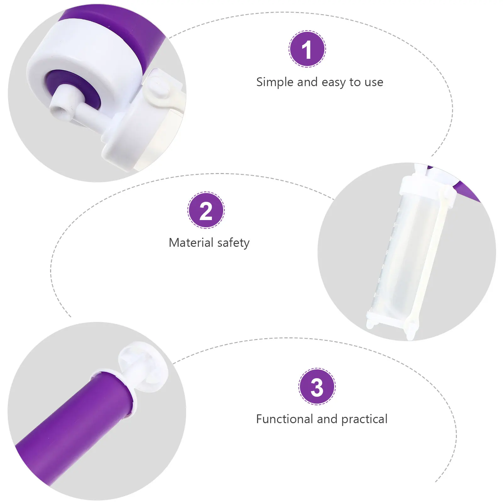 

1 set Cake Spray Grade Plastic Decorating Tool for Cupcakes Desserts DIY Baking Manual Sprayer Kitchen Bar Supplies