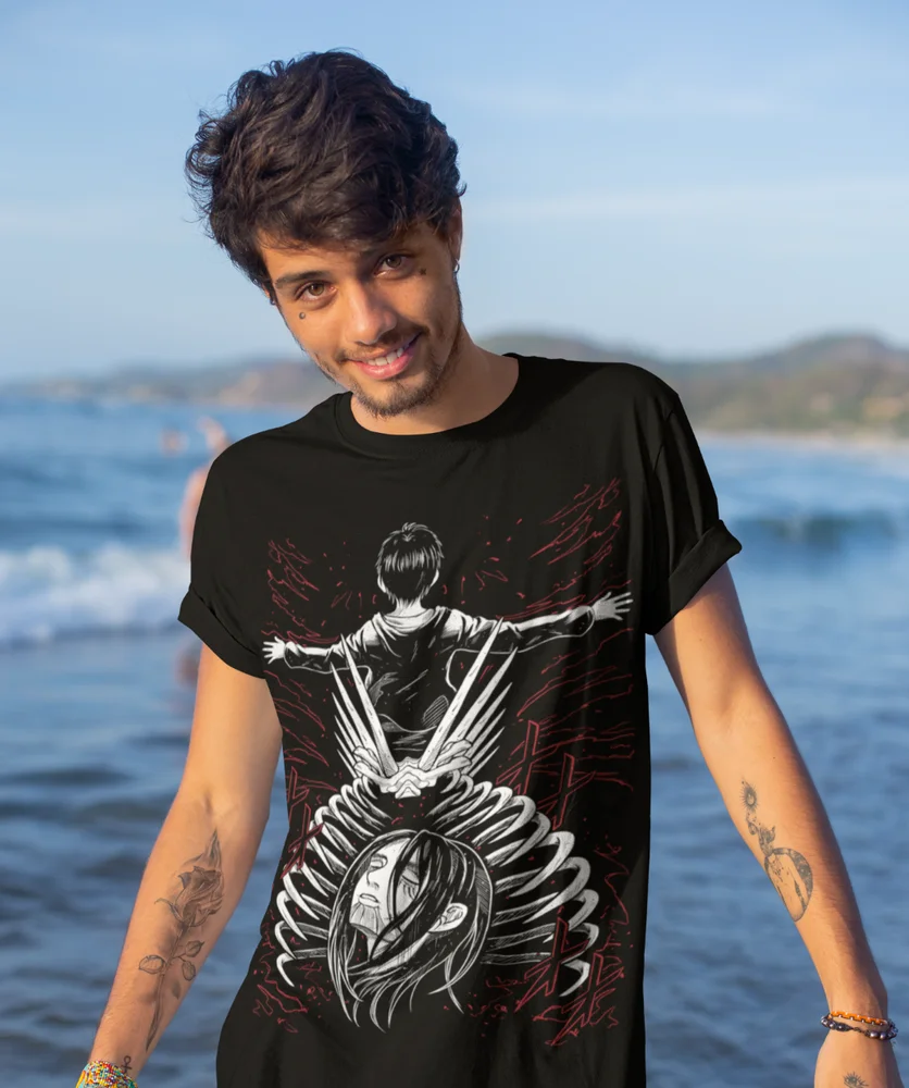 Eren Yeager T-Shirt Shingeki No Kyojin Attack on Titan Shirt Soft Tee All Sizes