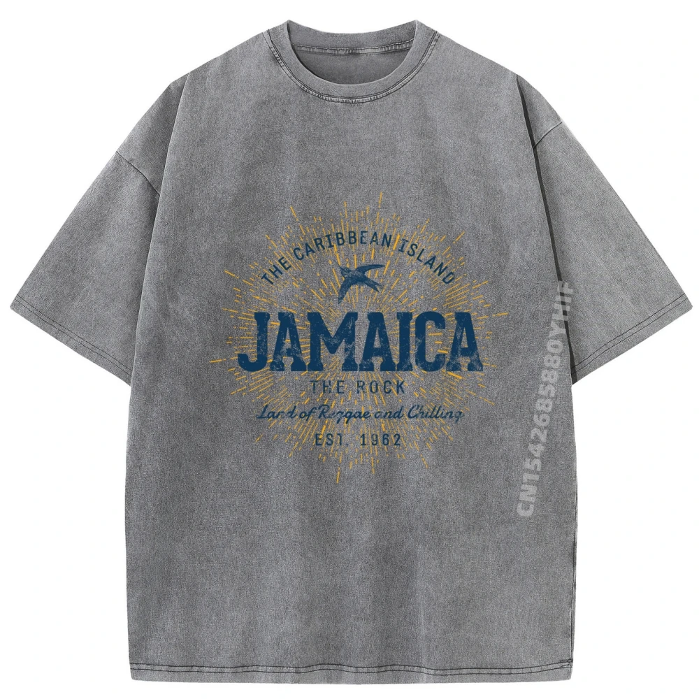 

Новейшая футболка с принтом, винтажные футболки с рисунком в стиле ретро Ямайки, мужские классические потертые футболки, мужские топы и футболки